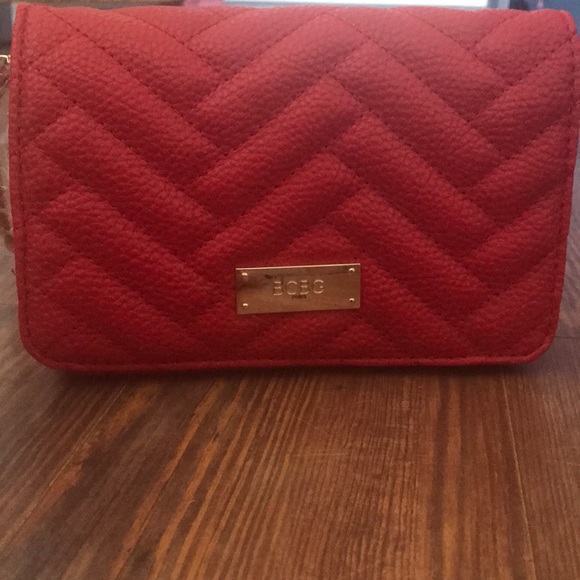 BCBG Mini Quilted Bag with Woven Chain- NWT - Picture 2 of 6